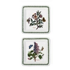 PORTmeIRION 波特玫琳恩 盤子組 21 x 21cm, 2個, 方形中盤2個