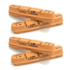 COLE 南瓜碳輪 2p 自行車剎車片, 2個