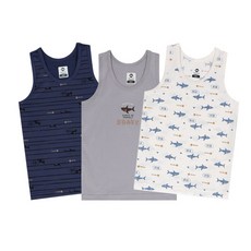 MRKIDS 男孩童鯊魚背心3件組