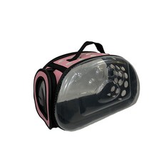 MEPURE 透明肩背寵物外出包, 粉色的