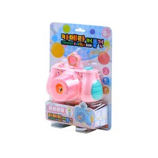 비씨토이 카메라 자동버블건, 핑크색, 1개