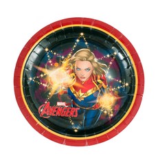 驚奇隊長圖案盤子 18cm, 25件, 1個