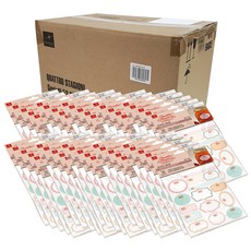 BORMIOLI ROCCO Stagioni 瓶子貼紙套件, 混色, 50套