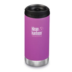 klean kanteen 不銹鋼 TK 寬咖啡帽保溫瓶, 漿果明亮, 355毫升