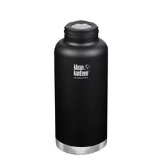 클린켄틴 NEW 스테인레스 TK와이드 루프캡 보온보냉병, 블랙, 1900ml