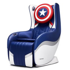 바디프랜드 허그체어2.0 캡틴아메리카 방문설치, BFX-2000, 블루 + 화이트 + 레드