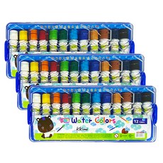 Artmore 男孩的玩具水彩 3p, 6ml, 12色