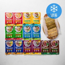 듀먼 종합 영양특식 (냉동), 닭,오리,연어,소, 50g, 14개, 7종