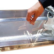 싱크대 설거지 튀김 방지 물막이, 4개, 투명