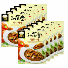엠씨씨 매일유업 고베식당 치킨카레 약간매운맛, 10개, 160g