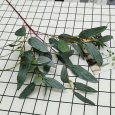 積木超市 人造尤加利葉 婚禮花藝, 隨機出貨, 8個