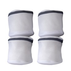 HANEE 雙層網眼圓柱型內衣洗衣網, 1件, 4個