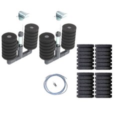 LEECOM 海綿過濾器 IF-732 2p + 海綿補充裝 2p x 2ea + 空氣軟管 2m + 回流防止器, 1套