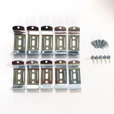 G&G 捲簾卡扣支架 10p + 螺絲 10p 組 47mm, 單一顏色, 1套