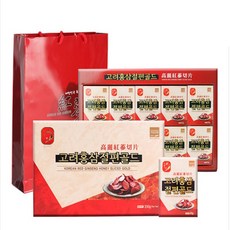 精選紅蔘片+提袋, 20g, 10盒