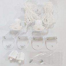 GnG 捲簾百葉窗拉繩把手零件 2件組 珠鍊式, 混合色