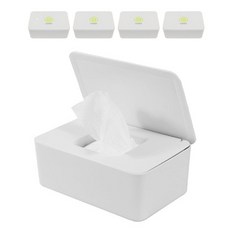 HICKIES Moist 保濕防汙密封收納衛生濕紙巾盒, 混合顏色, 5個