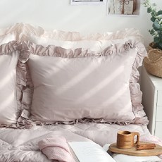 amante 棉鈴荷葉邊枕套