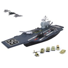 Uto Aircraft Carrier Play 超大號迷你汽車玩具套裝, 混色
