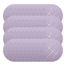 籃球造型門後防撞墊, 紫色, 40入