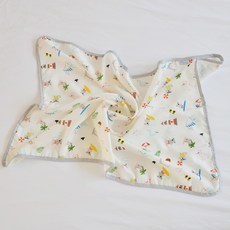 ahtty blanc 兒童人造絲涼感被, 無尾熊衝浪款, 1條