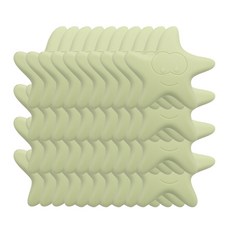 블럭마트 불가사리 문보호패드, 민트, 40개