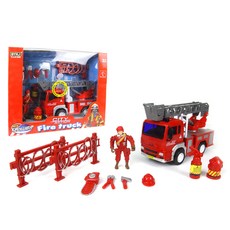 Wooto 迷你汽車消防角色扮演玩具套組, 混色