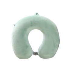 aryko Tick Tock 簡單 U 形記憶泡沫頸枕, 綠色