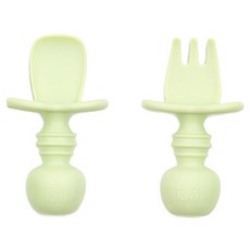 BUMKiNS 湯匙+叉子組, 鼠尾草綠, 1組