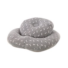 ARYKO 多功能花朵圖案頸枕, 灰色