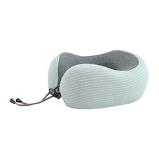aryko 條紋U型記憶海綿頸枕, 綠色