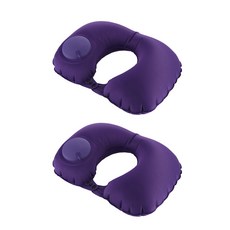 aryko 便攜充氣式頸枕組 2入, 淺紫色