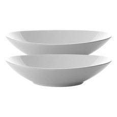 白色橢圓橢圓碗 3041-3, 單色, 2個