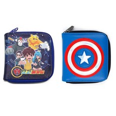 WINGHOUSE Ghost Mecard卡通錢包+美國隊長造型錢包