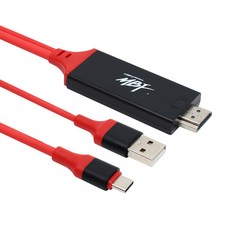 MBF MBF USB 3.1 Type C HDMI 鏡像線 2M MBF -USBCH020P, 混色, 1個