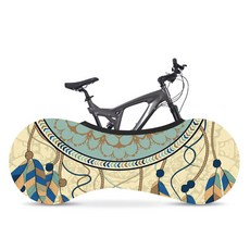 아리코 자전거 오염방지 실내보관 커버, 빈티지캐처, 1개