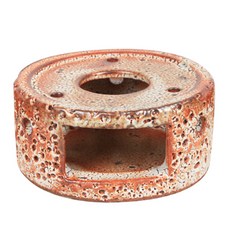 凸紋志野釉陶瓷溫茶器, 混合色, 1個