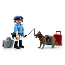 playmobil 摩比人 復活節彩蛋警察和警犬 70085, 1個