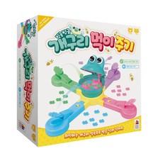 코리아보드게임즈 빙글빙글 개구리 먹이주기, 혼합색상, 1개