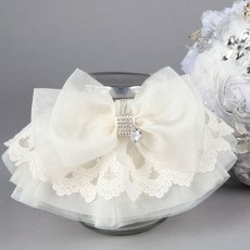 POP PUPPY Objet 狗狗披風 M, 象牙白, 1個