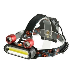 헤드랜턴 CREE XML-T6X2+COB MAX 2000LM, 혼합색상, 1개