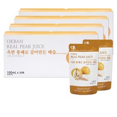 옥반식품 통째로 갈아만든 배즙, 120개
