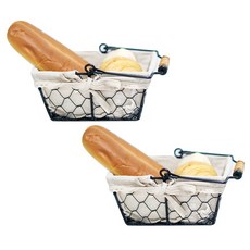 Market Pio 鐵製麵包籃 2入, 類型1, 2個