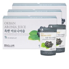 옥반식품 아로니아즙, 2.4L, 3개