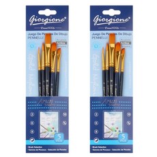 giorgione 美術畫筆組, 5種, 2套
