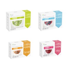 立式食物密封袋 L號 18入+M號 20入+S號 18入+XS號 20入, 1套