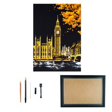 Scratch Story 世界夜景系列大型畫框組, 倫敦