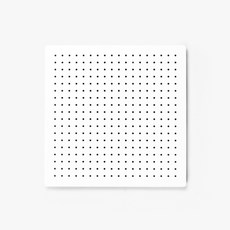 洞洞板 40x40cm, 1個, 白色