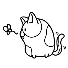 樹叢圖案重點貼紙 動物大圖示 24, 黑色