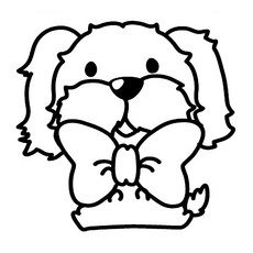 Supul 圖形重點貼紙 動物大圖示 21, 黑色